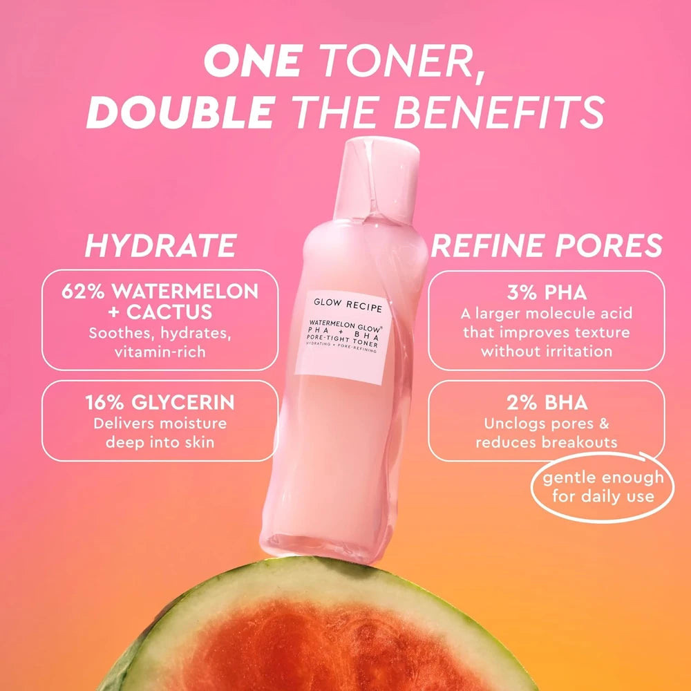 Glow Recipe Watermelon PHA + BHA Toner